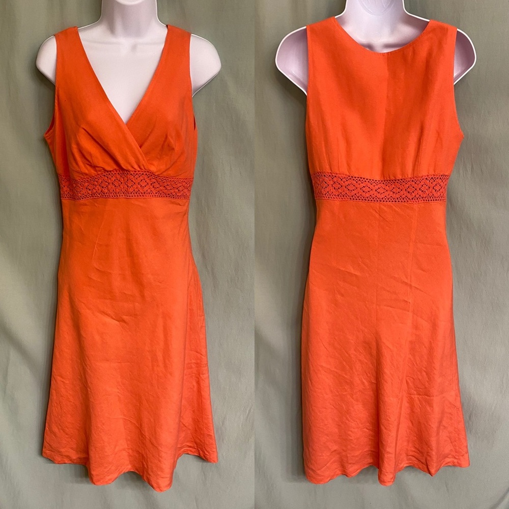 ☀️NY&Co Linen knee length dress